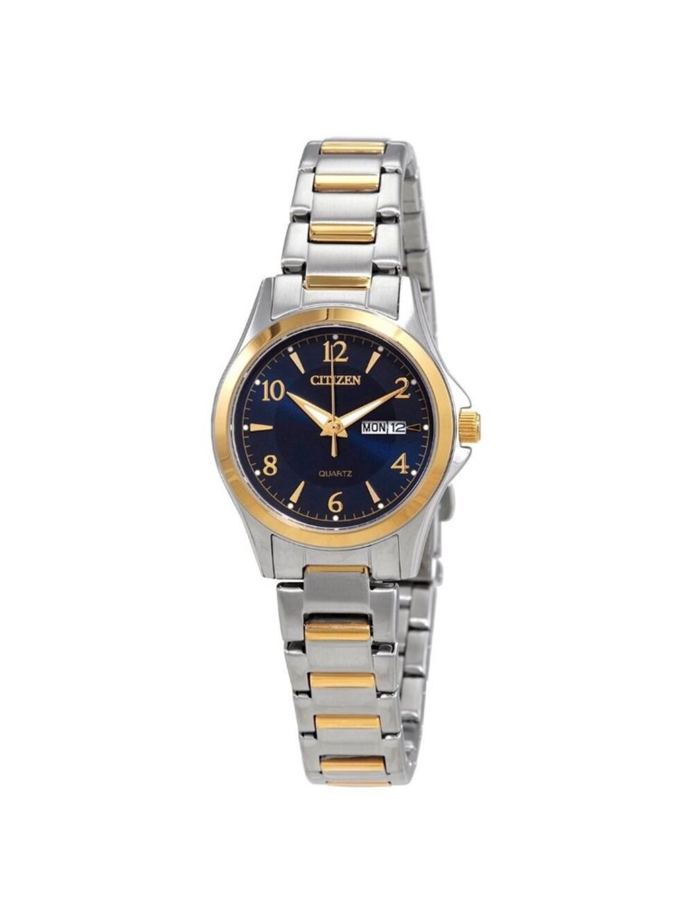 NWT Citizen Quartz Blue Dial Two-tone Ladies Watch